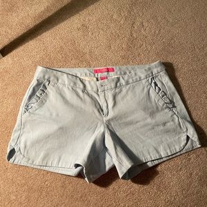 Lilly Pulitzer Adie shorts w ruffle pockets